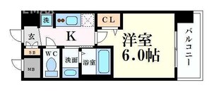 エステムコート中之島GATEⅡの物件間取画像